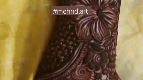 New Dubai style heavy bridal mehndi design.full hand henna art.bridal mehndi. #mehndi #henna