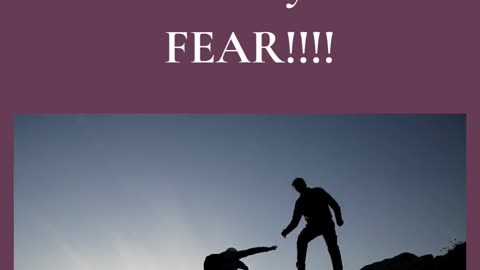 You are not alone in your fear.