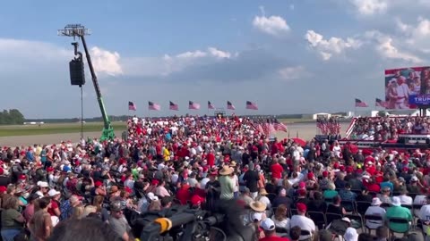 MASSIVE Crowd at Trump Rally in Wilmington, NC
