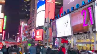 Times Square ad for our film...NEVER ALONE.