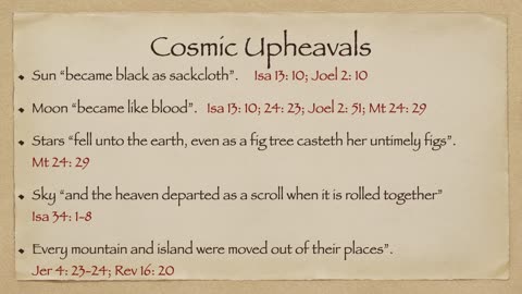 Opening of the Seals Chapter 6 Book of Revelation