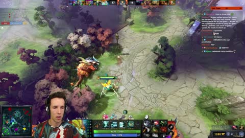 Gorgc coaching grubby in dota 2