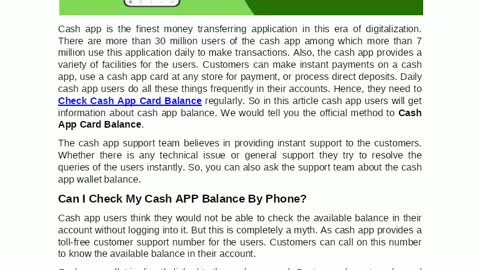 Check Cash App Card Balance