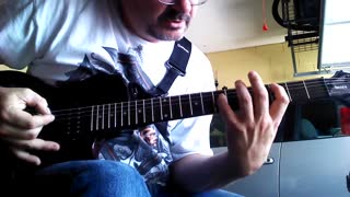 How I play Megadeth "Angry Again'" on Guitar made for Beginners