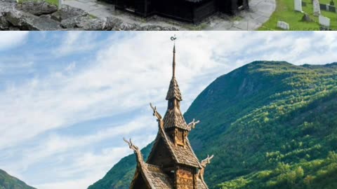 800-Year-Old Stave Church: A Timeless Marvel of Woodworking Ingenuity