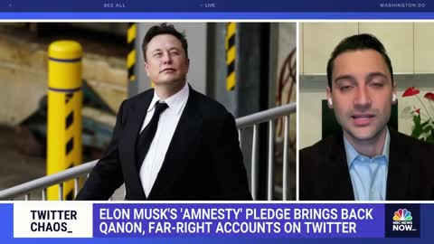 ELON MUSK'S 'AMNESTY' PLEDGE BRINGS BACKQANON, FAR-RIGHT ACCOUNTS ON TWITTER