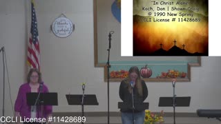 Moose Creek Baptist Church Sing “In Christ Alone” During Service 10-16-2022