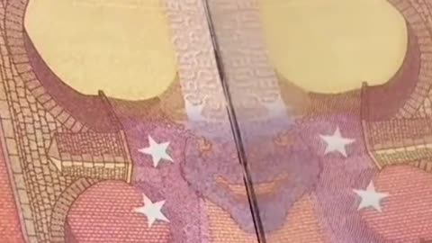 There are no coincidences - Euro notes show Baphomet in the mirror