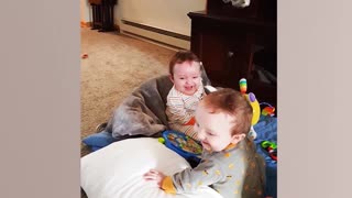 Best Video Funny Twins Babies Compilation