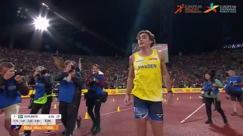 Mondo Duplantis Sets New CHAMPIONSHIP RECORD _ Pole Vault Final _ Munich 2022