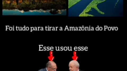 Escassez de água no mundo e é o Brasil que paga a conta, eles querem a água da Amazônia.