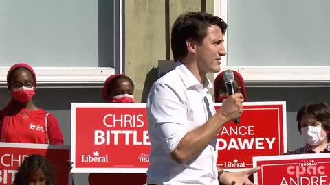 Trudeau accuses Tories of 'trickle down economics'