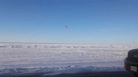 At Lake Simcoe.