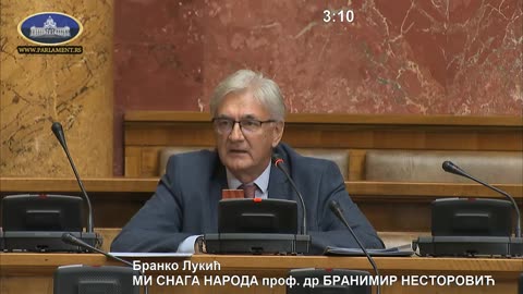 Бранко Лукић - Прва посебна седница Народне скупштине Републике Србије 01.05.2024