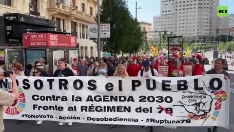 Πορεία κατά της Ατζέντας 2030 του ΟΗΕ στην Μαδρίτη!!! Στην Ελλάδα εκλογές !