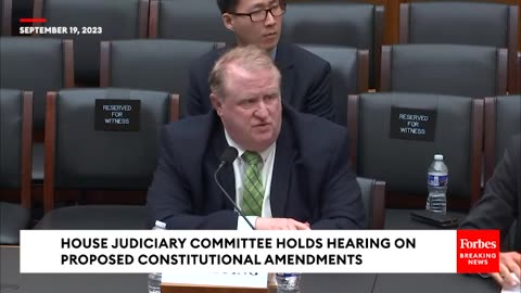 Russell Fry Questions Witnesses About The Outcomes Of Proposed Constitutional Amendments