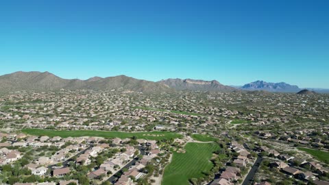 Las Sendas - Red Mountain view from DJI drone