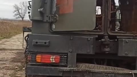 Another destroyed armored car Kozak-2 of the Armed Forces of Ukraine