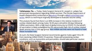 FLORIDA SURGEON GENERAL WARNS MRNA VACCINES ARE KILLING MEN; TOP MEDICAL JOURNAL SKEWS VACCINE DATA