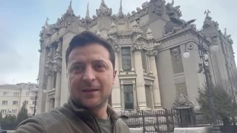 ZELENSKY: I AM IN KIEV, WE DON'T LAY DOWN OUR ARMS, DON'T BELIEVE FAKE NEWS