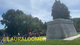 Vandals in Lafayette Square: Defaced Monuments Under Joe Biden's Admin