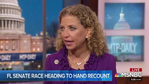 Wasserman-Schultz Wants Nelson To Continue To Fight