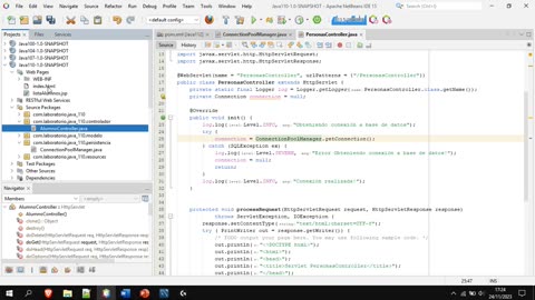 Java parte 112. Desarrollo web, parte 13. CRUD Modelo Vista Controlador 1