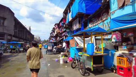 Extreme Poverty Life in San Nicolas Manila | Walk at a Poor Community in San Nicolas Manila