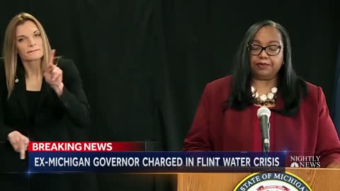 Ex-Governor, Former Michigan Officials Charged In Flint Water Crisis NBC Nightly News