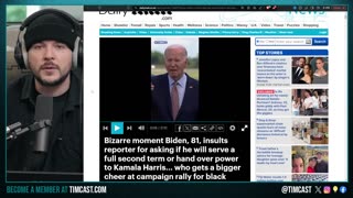 Biden Calls Kamala A DIVERSITY HIRE In Hilarious Gaffe, LOSES IT After Reporter Asks If Hes QUITTING