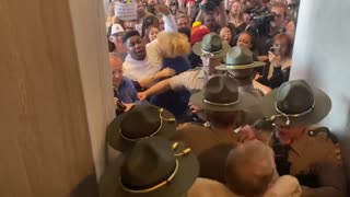 Democrats stormed the Tennessee state Capitol over LGBTQ concerns.