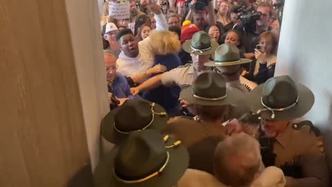 Democrats stormed the Tennessee state Capitol over LGBTQ concerns.