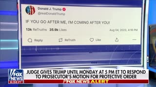 🚨 Judge gives Trump until Monday at 5 PM ET to respond to prosecutors motion for protective order 😂