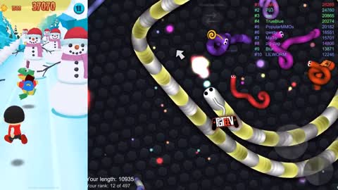 Tag with Ryan vs FGTeev Slither.io