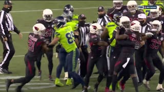 D.K Metcalf vs Dre kirkpatrick Fight cardinals vs Sea hawks | NFL WEEK 1