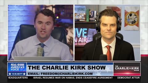 Matt Gaetz Reacts to George Santos Expulsion on The Charlie Kirk Show