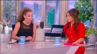The View: Sunny Hostin says black people in jail is worse than concentration camps in CCP China..