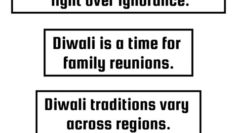 100 Sentences (Diwali 08)