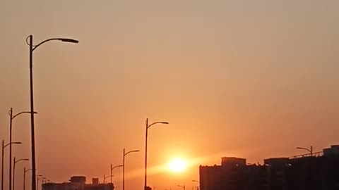 Indian sun set