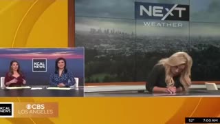 🎯🎯 Another Vaxxed One Passes Out LIVE on a News Channel in California...