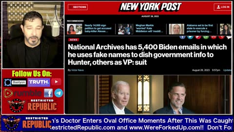 The End Is Near : Biden’s Doctor Enters Oval Office Moments After This Was Caught On Camera!