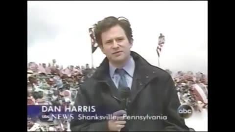 George W. Bush Visits Shanksville Pennsylvania On The One Year Anniversary (ABC News)