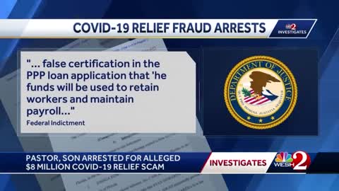 Florida pastor, son arrested in New Smyrna Beach for alleged $8 million COVID-19 relief scam