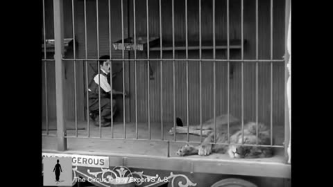 Charlie Chaplin - The Lion Cage - Full Scene (The Circus, 1928)