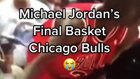 this is Michael Jordan‘s final basket for the Chicago Bulls
