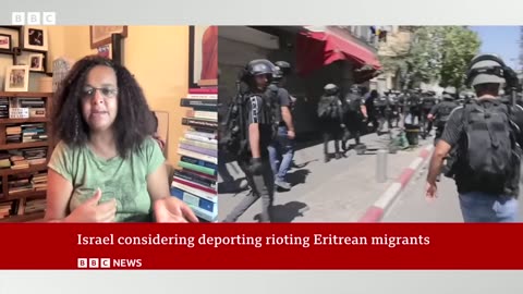 Israel considers tough steps to deport rioting Eritreans - BBC Talks #bbcnews #bbcworld #bbc