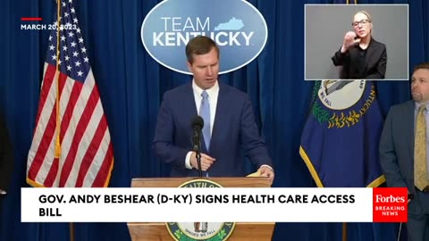 Governor Andy Beshear Signs Bill To Expand Kentucky Health Care Access