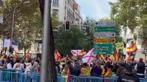 Chants of: “Spain is Christian, not Muslim"