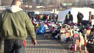 Refugee stood "all day and night" at Ukraine border