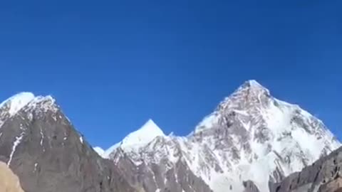 Breathtaking view of K2